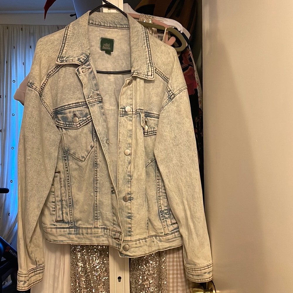 Wild Oversized Fable Denim Trucker Jacket
